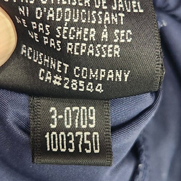 FootJoy Windshirt Mens XL Dark Blue Short Sleeve Golf Pullover FLAW - Picture 9 of 12